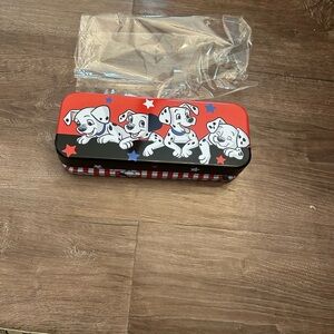NWO tags Disney Dalmatian Pencil Case with Red and Black Design